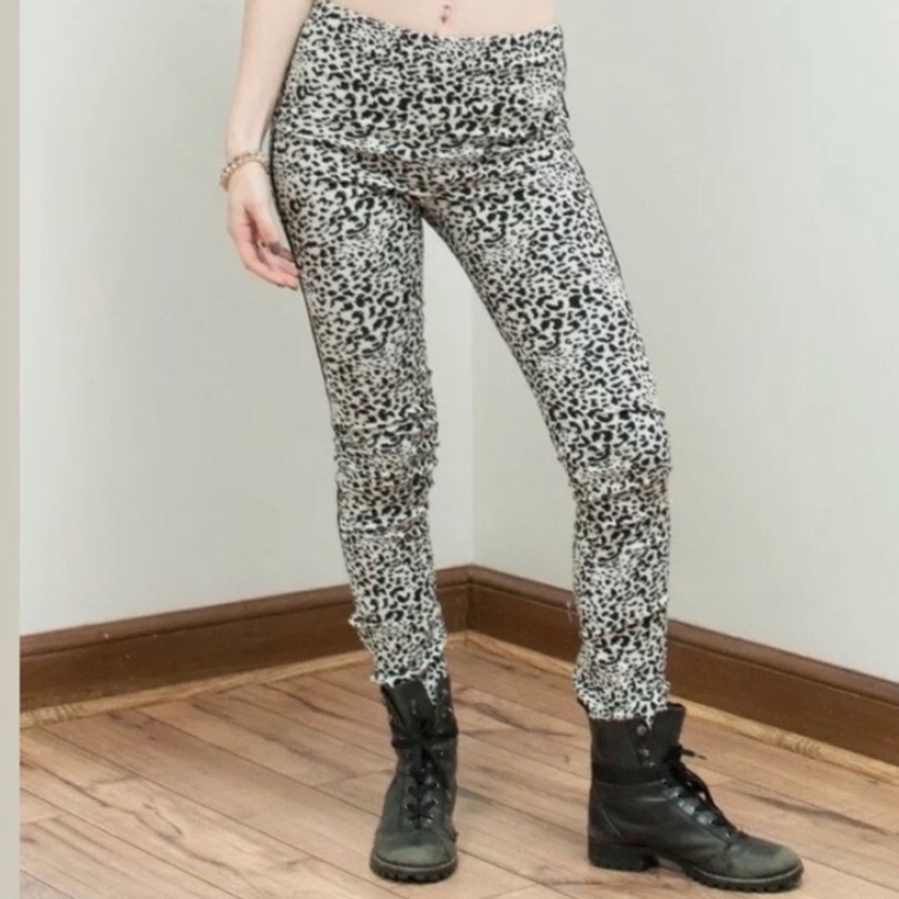 Zadig & Voltaire Skinny Leopard print pants